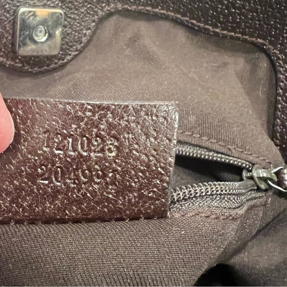 GUCCI Logo GG Pattern Eclipse Shoulder Tote Bag Canvas | Leather Brown | Italy - Picture 15 of 16